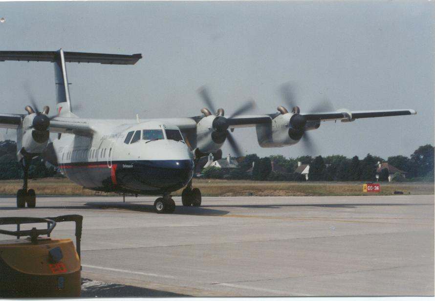 G-BRYC of Brymon in British Airways colours