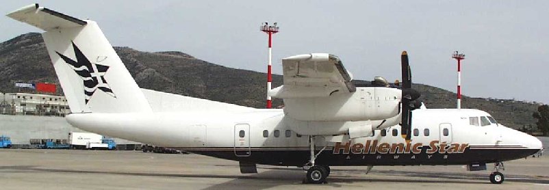 Hellenic Star Dash 8 at Athens